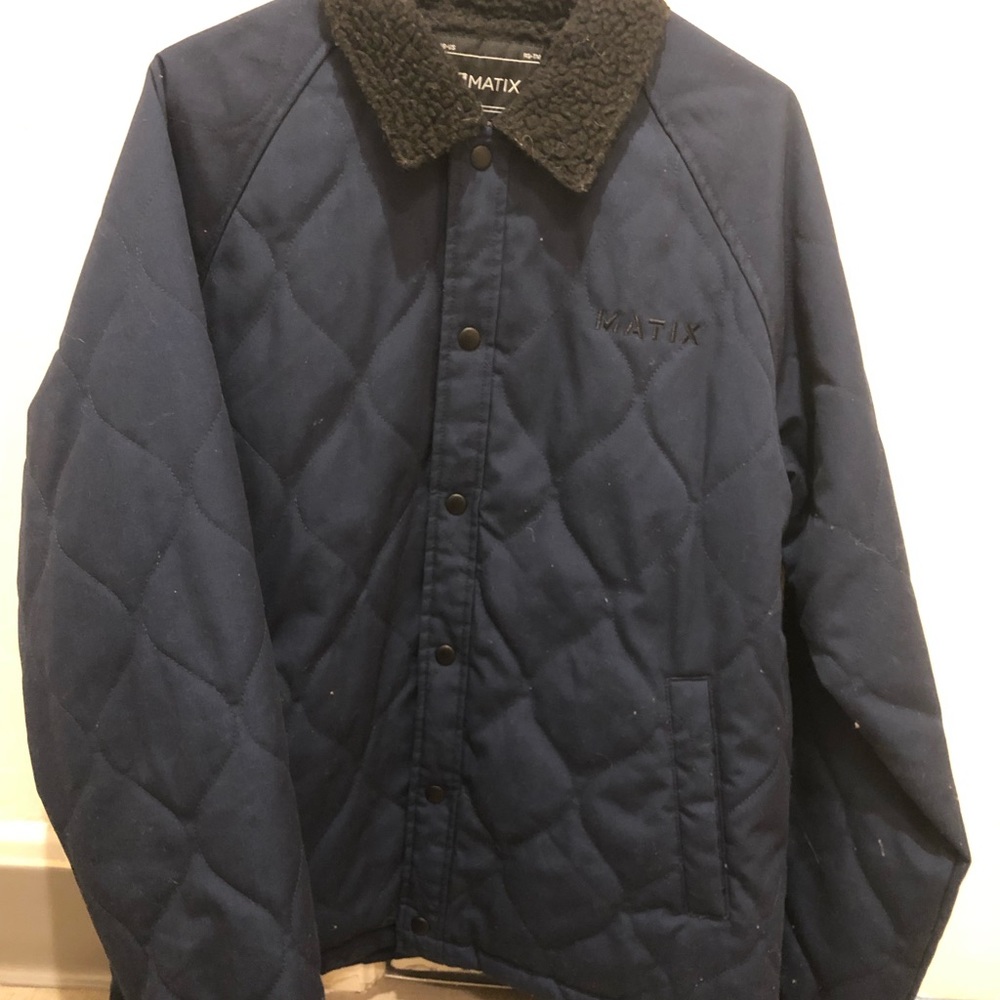 Matix Blue Diamond Puffer Jacket (medium)